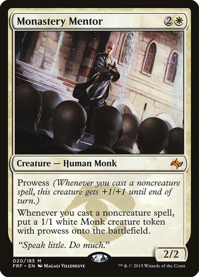 Monastery Mentor [Fate Reforged] Magic: The Gathering