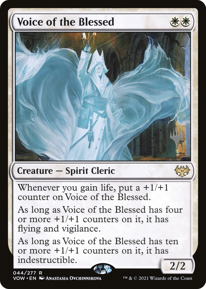 Voice of the Blessed (Promo Pack) [The Brothers' War Promos] Magic: The Gathering