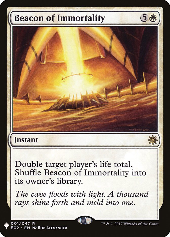 Beacon of Immortality [Mystery Booster] Magic: The Gathering