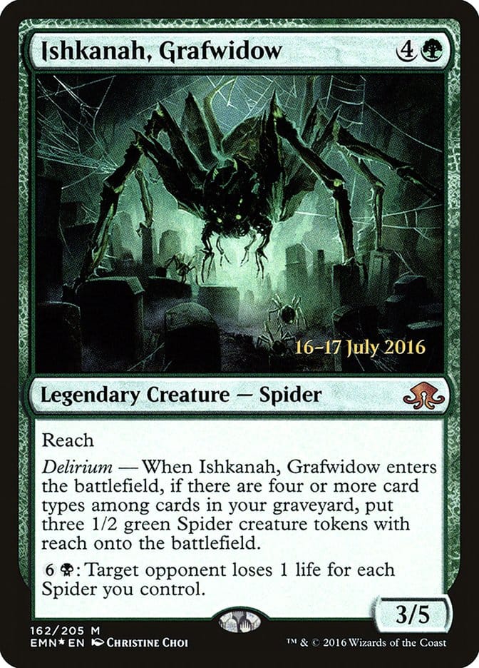 Ishkanah, Grafwidow [Eldritch Moon Prerelease Promos] Magic: The Gathering