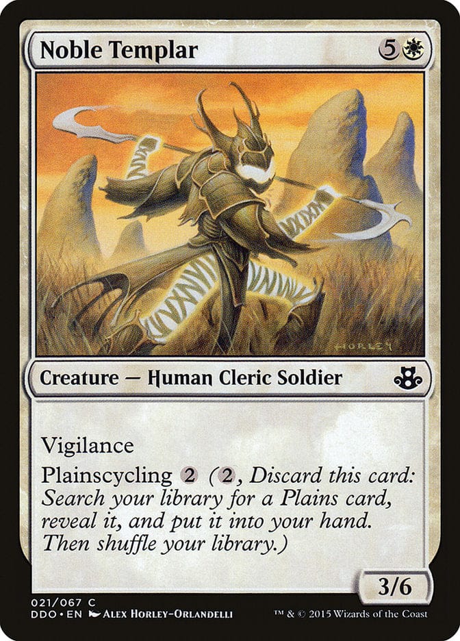 Noble Templar [Duel Decks: Elspeth vs. Kiora] Magic: The Gathering