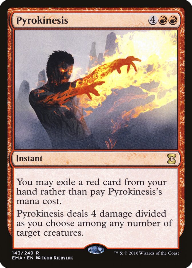 Pyrokinesis [Eternal Masters] Magic: The Gathering