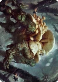 Swarm Shambler Art Card [Zendikar Rising Art Series] Magic: The Gathering
