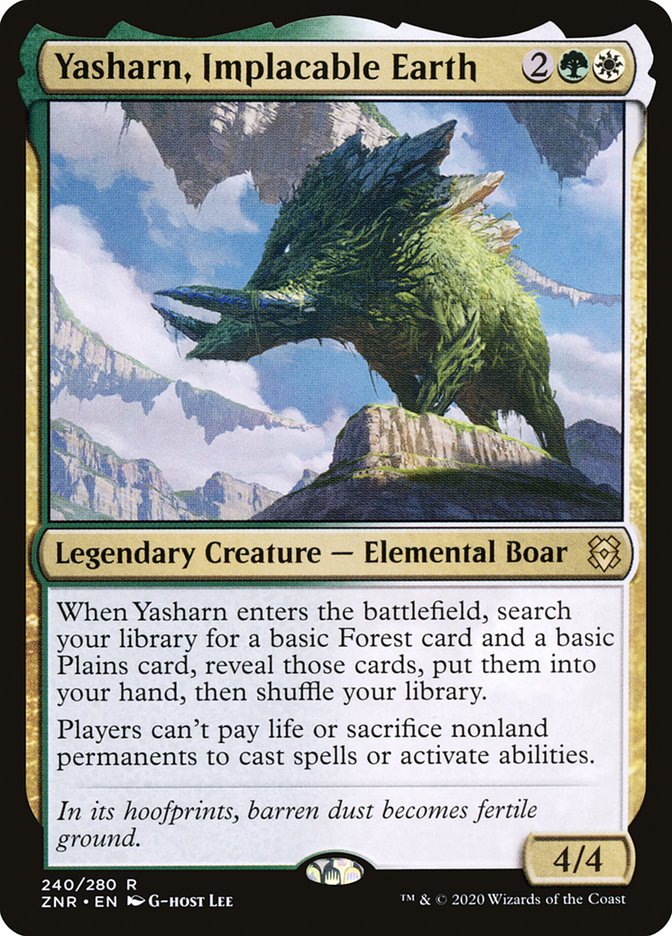 Yasharn, Implacable Earth [Zendikar Rising] Magic: The Gathering