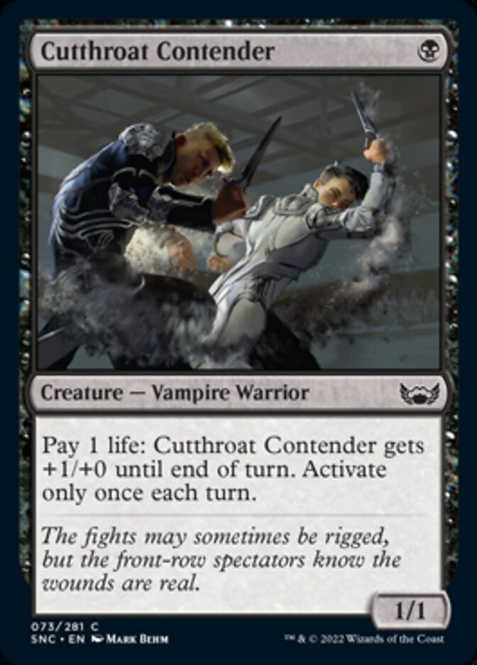 Cutthroat Contender [Streets of New Capenna] Magic: The Gathering