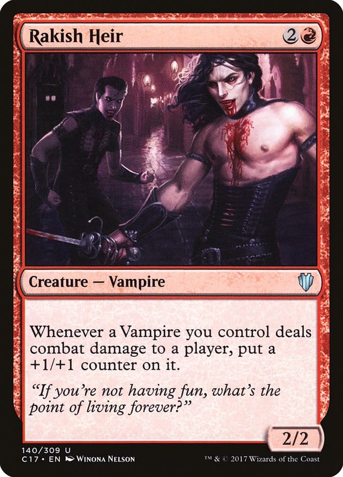 Rakish Heir [Commander 2017] Magic: The Gathering