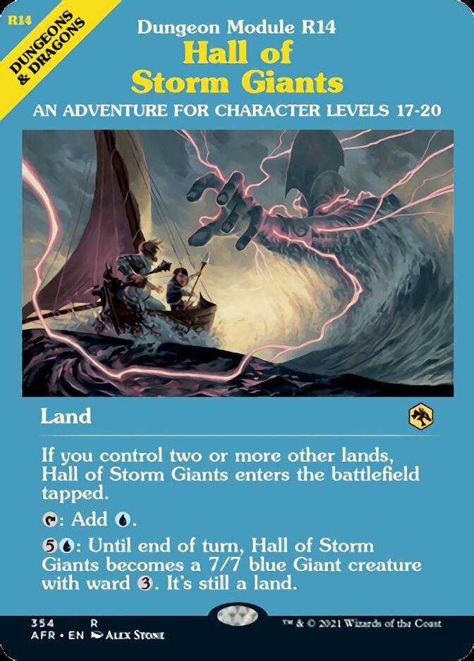 Hall of Storm Giants (Dungeon Module) [Dungeons & Dragons: Adventures in the Forgotten Realms] Magic: The Gathering
