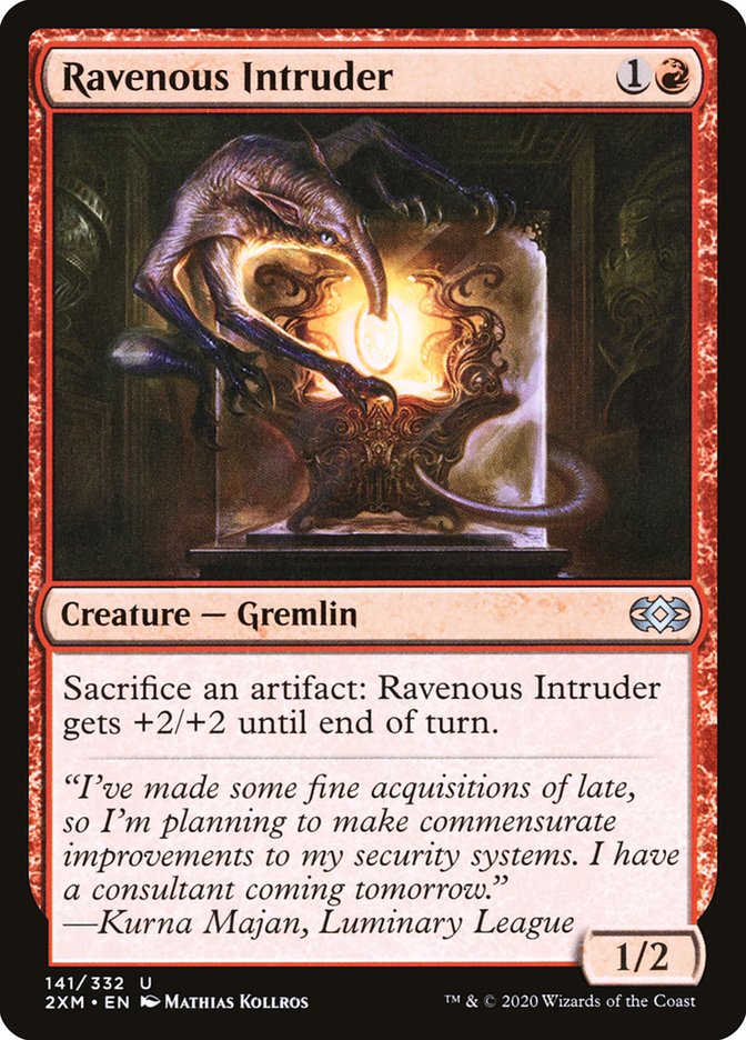 Ravenous Intruder [Double Masters] Magic: The Gathering
