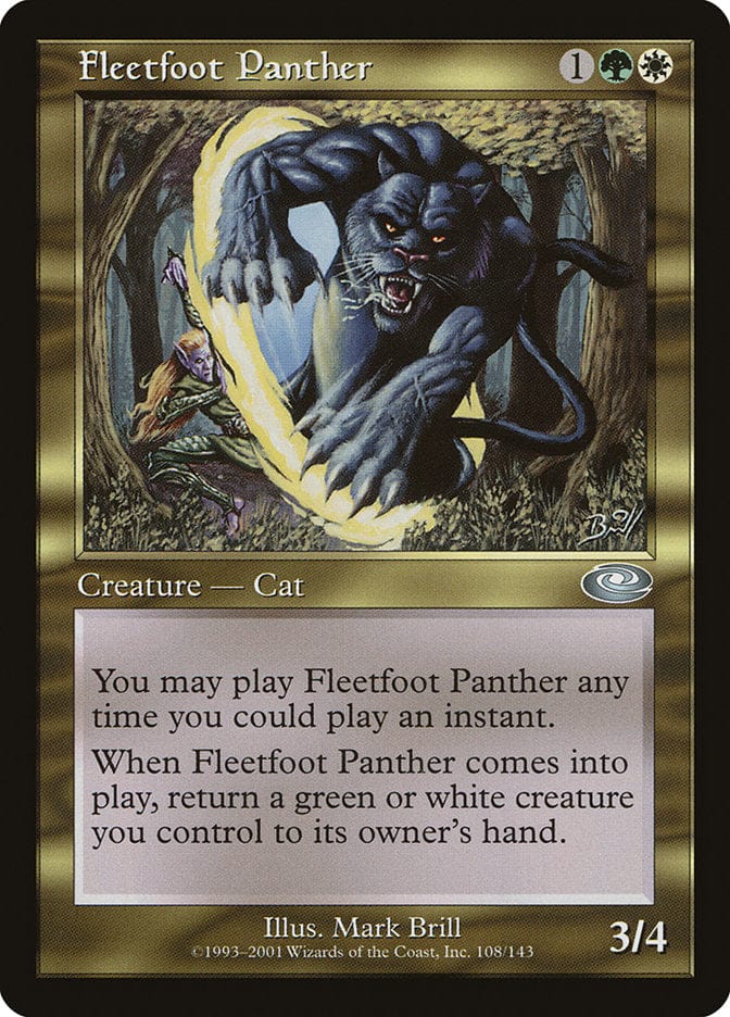 Fleetfoot Panther [Planeshift] Magic: The Gathering