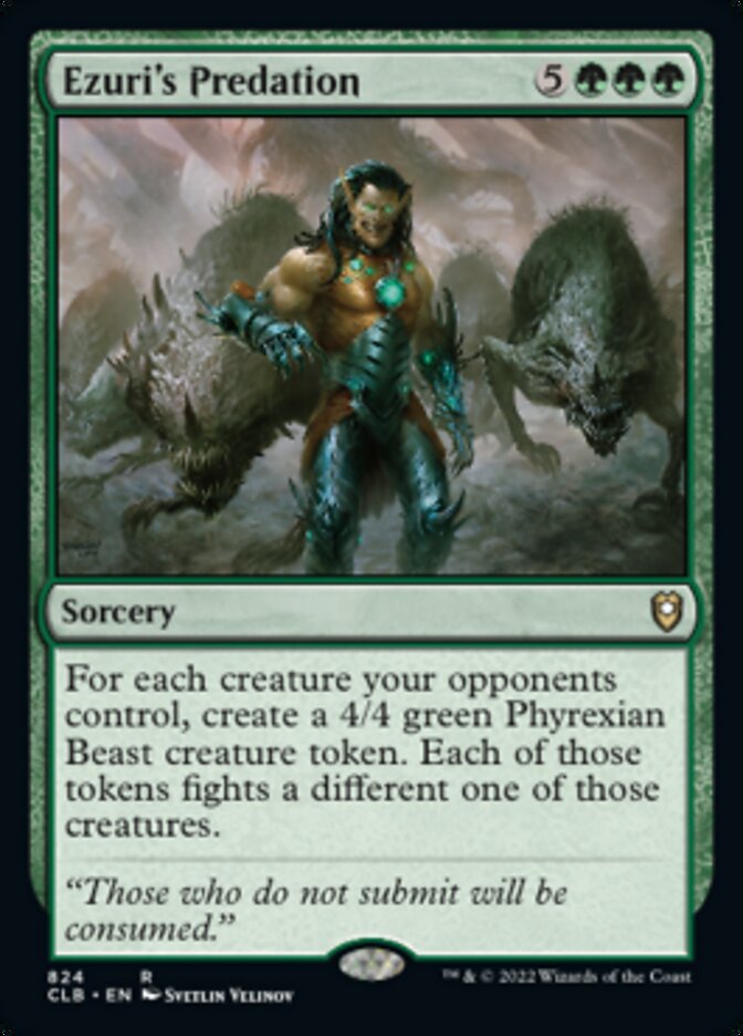 Ezuri's Predation [Commander Legends: Battle for Baldur's Gate] Magic: The Gathering