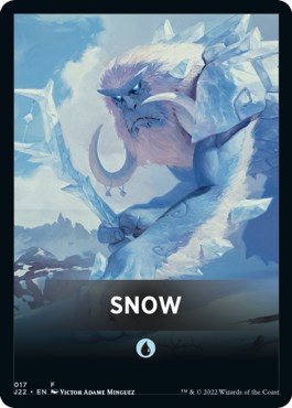 Snow Theme Card [Jumpstart 2022 Front Cards] Magic: The Gathering