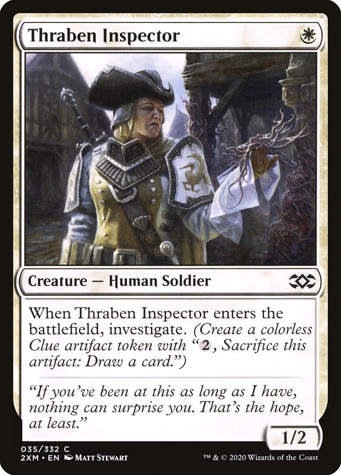 Thraben Inspector [Double Masters] Magic: The Gathering