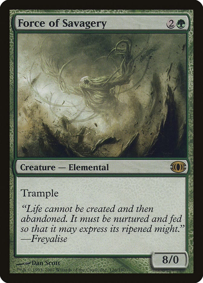 Force of Savagery [Future Sight] Magic: The Gathering