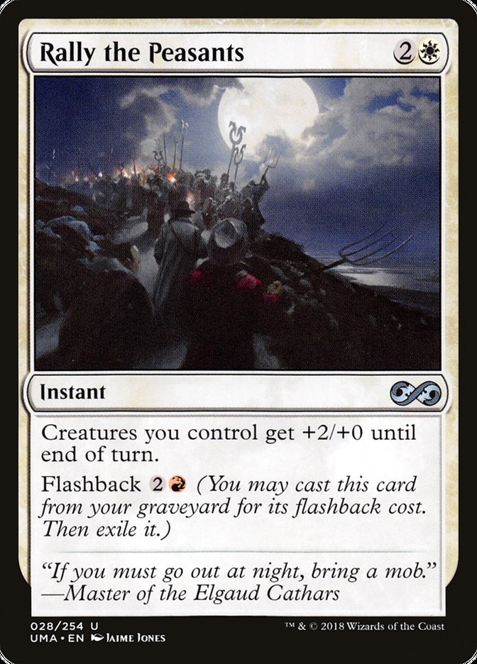 Rally the Peasants [Ultimate Masters] Magic: The Gathering