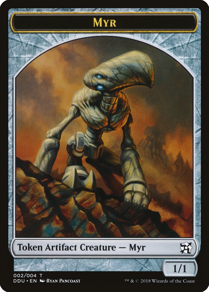 Myr Token [Duel Decks: Elves vs. Inventors Tokens] Magic: The Gathering