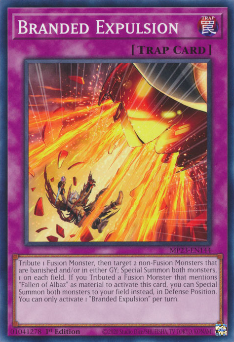 Branded Expulsion [MP23-EN144] Common - Yugioh Cards For Your TCG Needs!