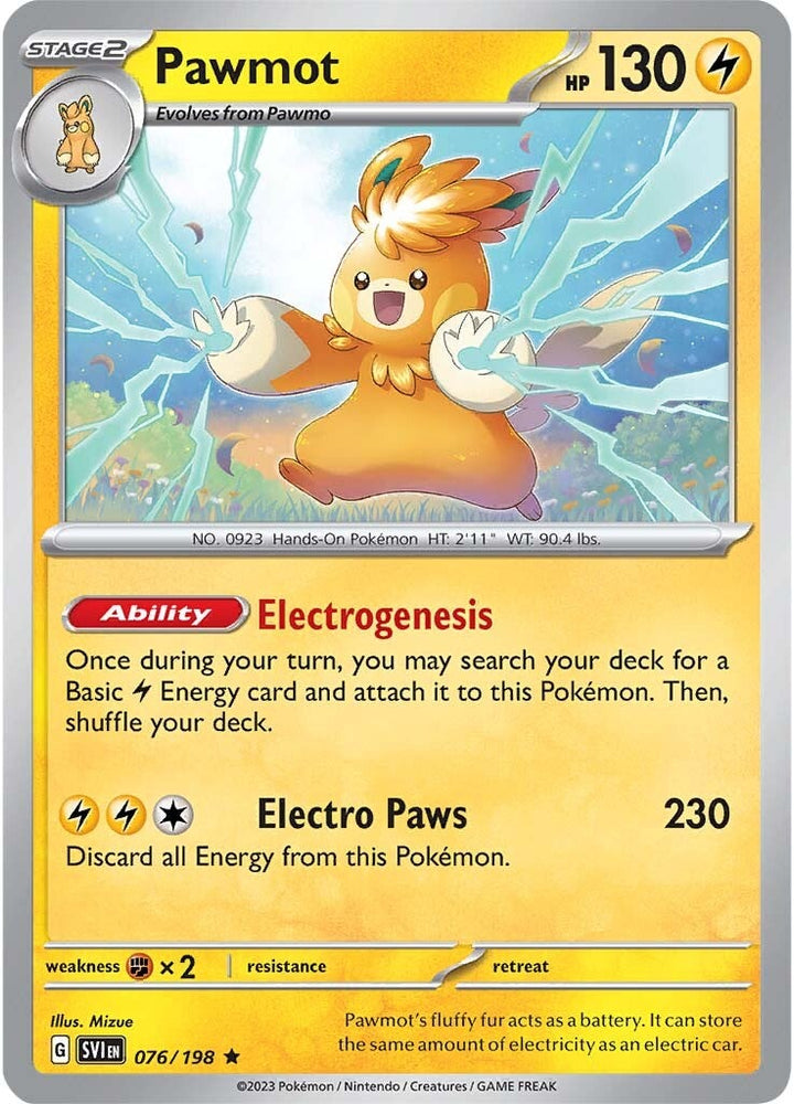 Pawmot (076/198) [Scarlet & Violet: Base Set] Pokémon