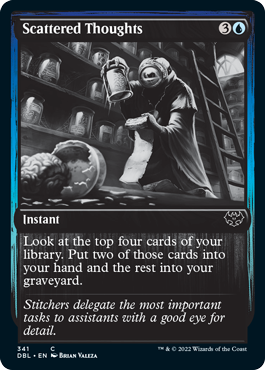 Scattered Thoughts [Innistrad: Double Feature] Magic: The Gathering