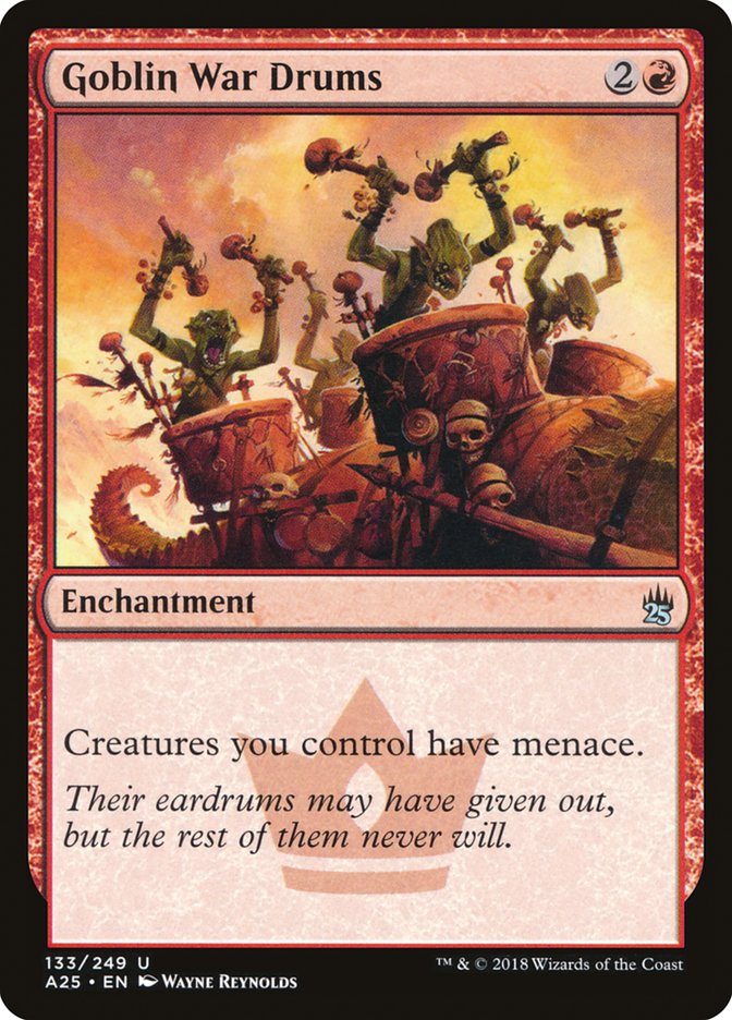 Goblin War Drums [Masters 25] Magic: The Gathering