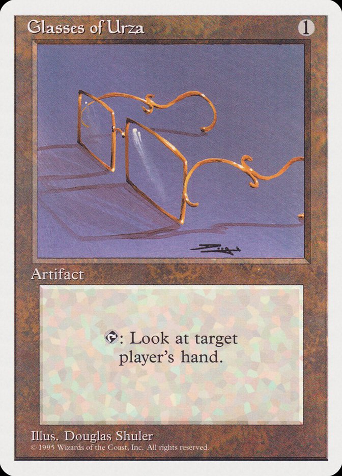 Glasses of Urza [Rivals Quick Start Set] Magic: The Gathering