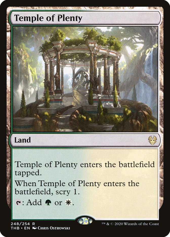 Temple of Plenty [Theros Beyond Death] Magic: The Gathering