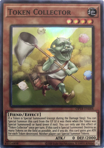 Token Collector [OP18-EN008] Super Rare - Yugioh Cards For Your TCG Needs!