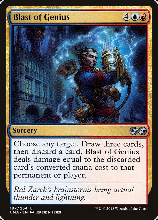 Blast of Genius [Ultimate Masters] Magic: The Gathering