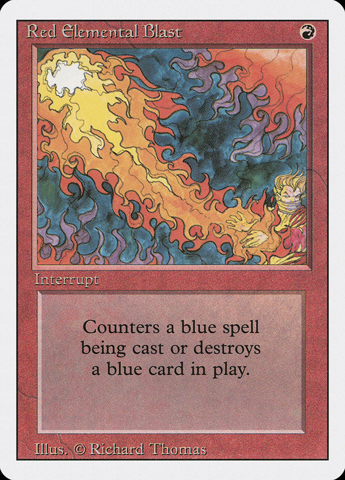 Red Elemental Blast [Revised Edition] Magic: The Gathering