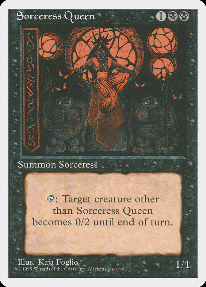 Sorceress Queen [Fourth Edition] Magic: The Gathering