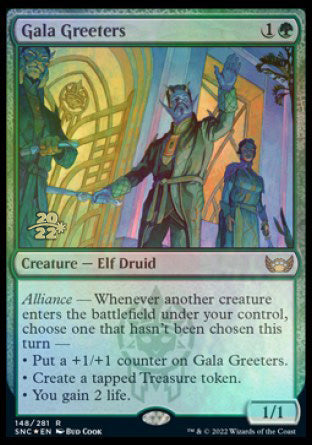 Gala Greeters [Streets of New Capenna Prerelease Promos] Magic: The Gathering