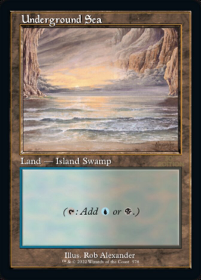 Underground Sea (Retro) [30th Anniversary Edition] Magic: The Gathering
