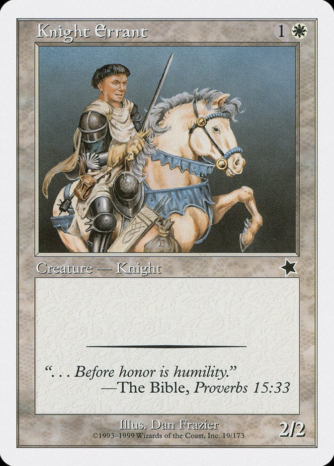Knight Errant [Starter 1999] Magic: The Gathering