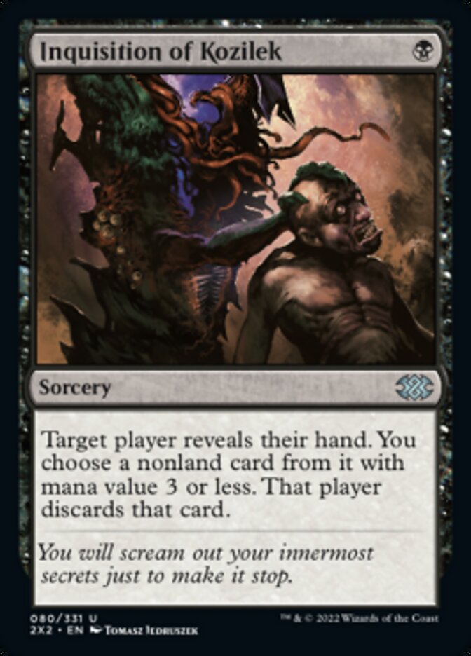 Inquisition of Kozilek [Double Masters 2022] Magic: The Gathering
