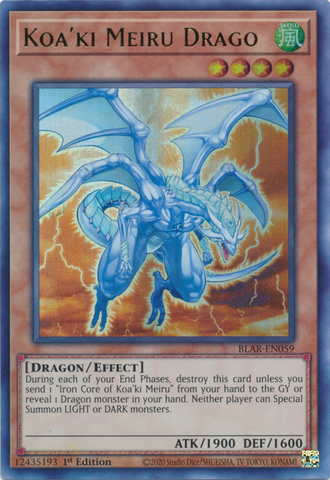 Koa'ki Meiru Drago [BLAR-EN059] Ultra Rare - Yugioh Cards For Your TCG Needs!