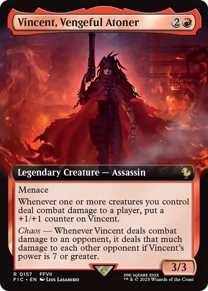 Vincent, Vengeful Atoner (Extended Art) [FINAL FANTASY Commander] Magic: The Gathering