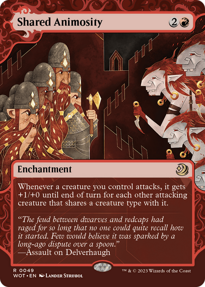 Shared Animosity [Wilds of Eldraine: Enchanting Tales] Magic: The Gathering