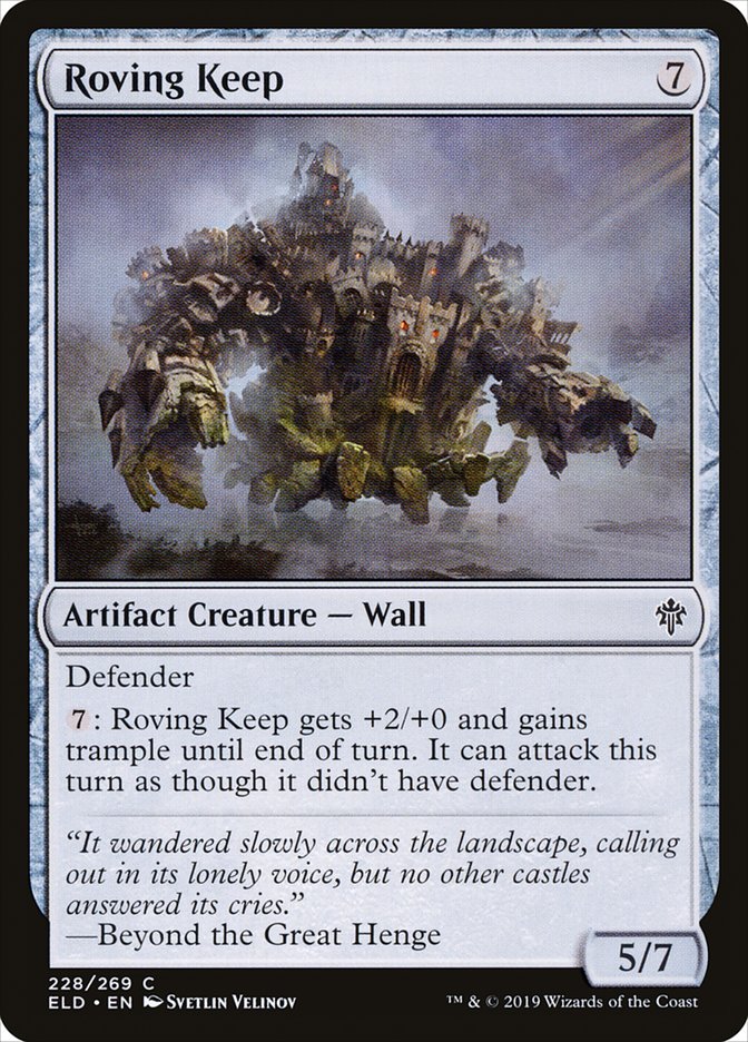 Roving Keep [Throne of Eldraine] Magic: The Gathering