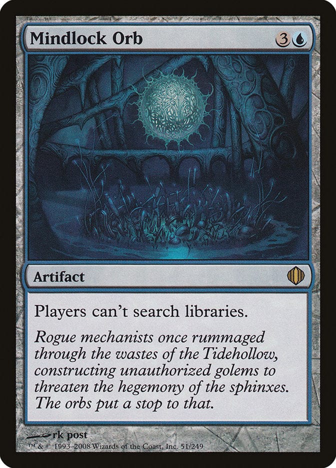 Mindlock Orb [Shards of Alara] Magic: The Gathering