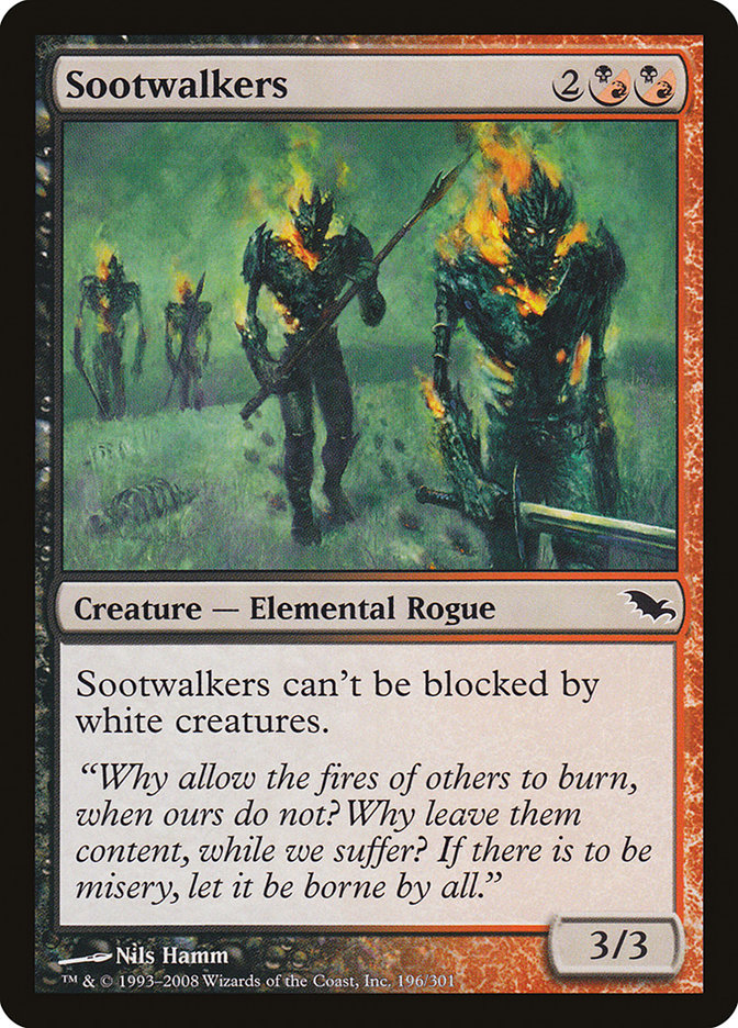 Sootwalkers [Shadowmoor] Magic: The Gathering