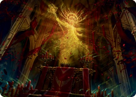 Katilda, Dawnhart Martyr Art Card [Innistrad: Crimson Vow Art Series] Magic: The Gathering
