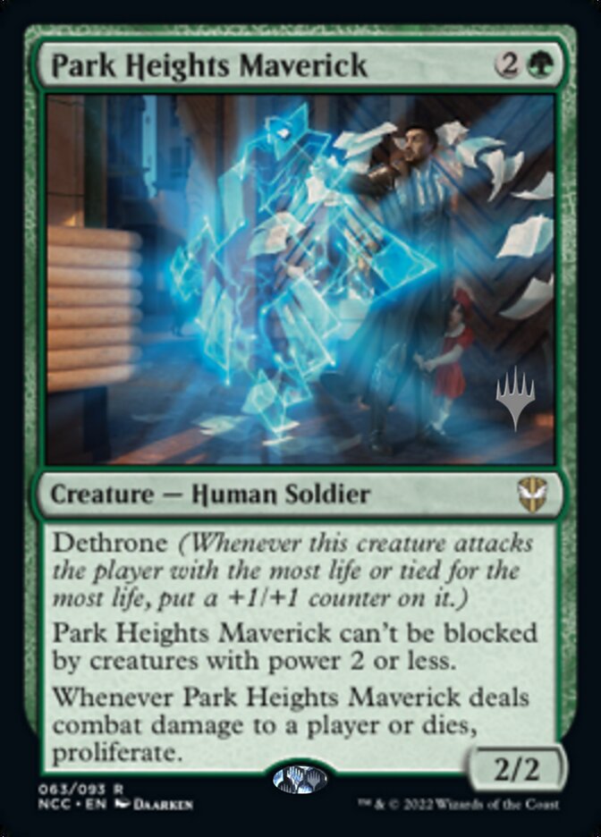 Park Heights Maverick (Promo Pack) [Streets of New Capenna Commander Promos] Magic: The Gathering