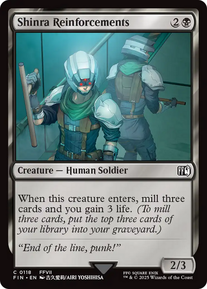 Shinra Reinforcements [FINAL FANTASY] Magic: The Gathering