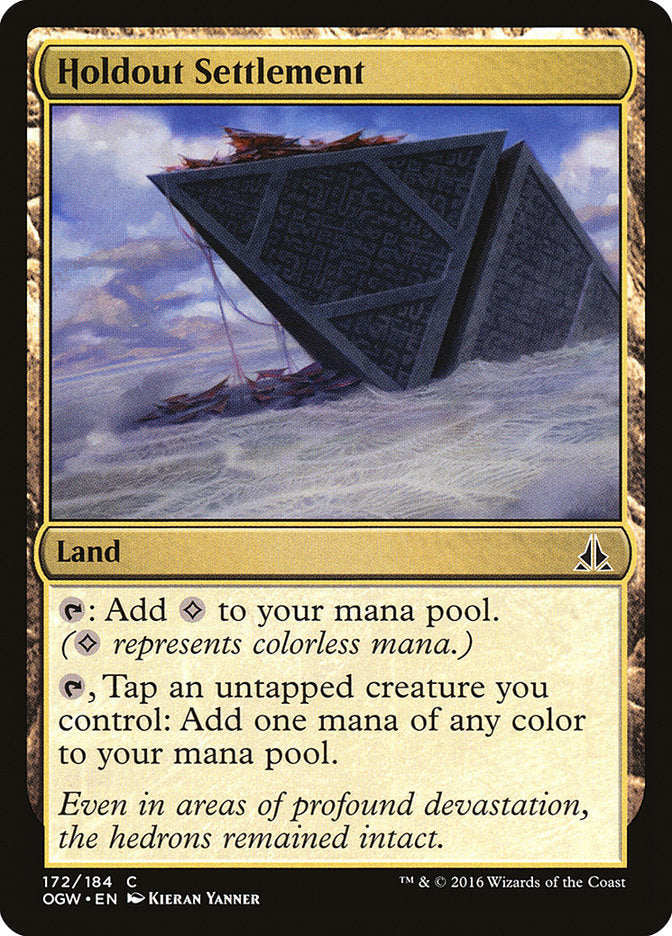 Holdout Settlement [Oath of the Gatewatch] Magic: The Gathering