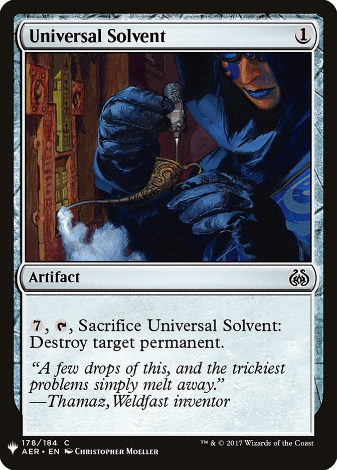 Universal Solvent [Mystery Booster] Magic: The Gathering