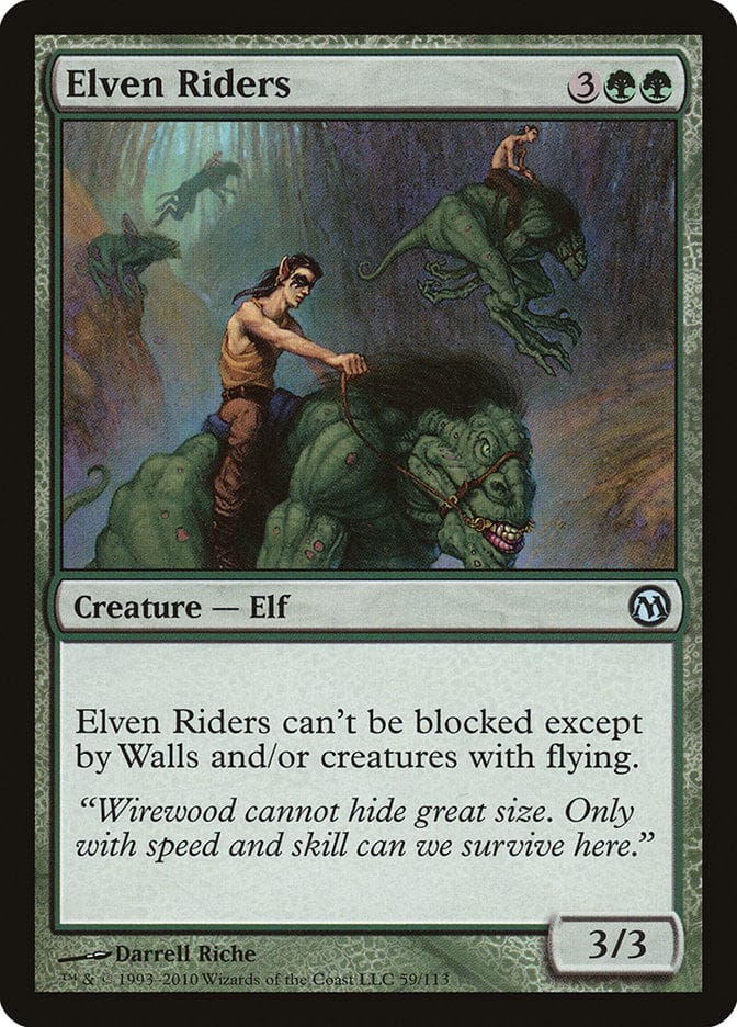 Elven Riders [Duels of the Planeswalkers] Magic: The Gathering