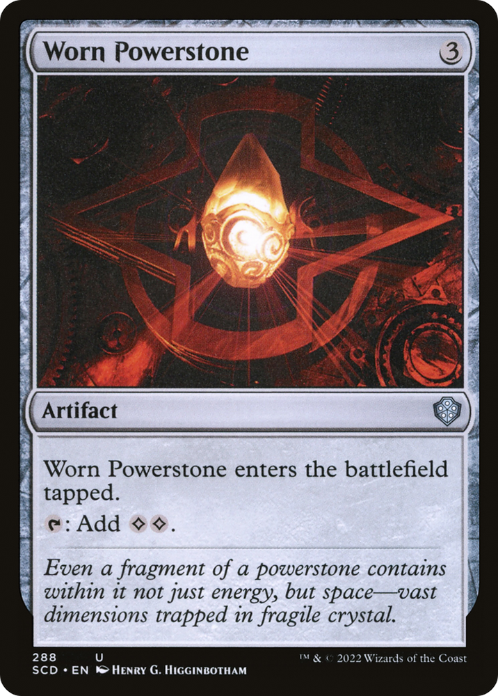 Worn Powerstone [Starter Commander Decks] Magic: The Gathering