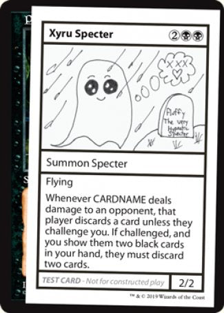 Xyru Specter (2021 Edition) [Mystery Booster Playtest Cards] Magic: The Gathering