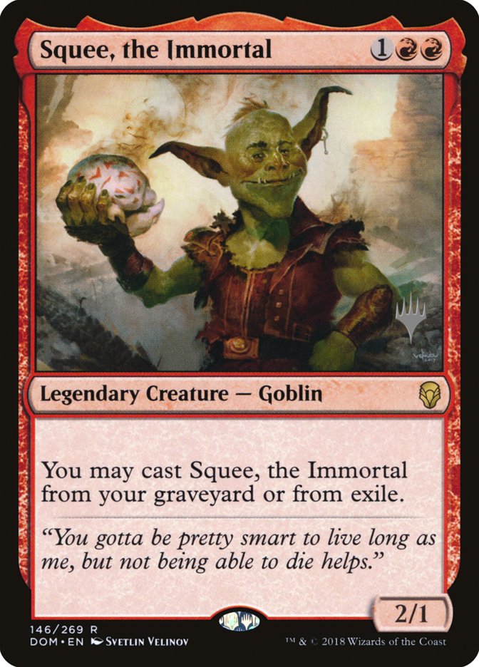 Squee, the Immortal (Promo Pack) [Dominaria Promos] Magic: The Gathering