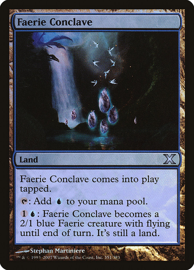 Faerie Conclave (Premium Foil) [Tenth Edition] Magic: The Gathering