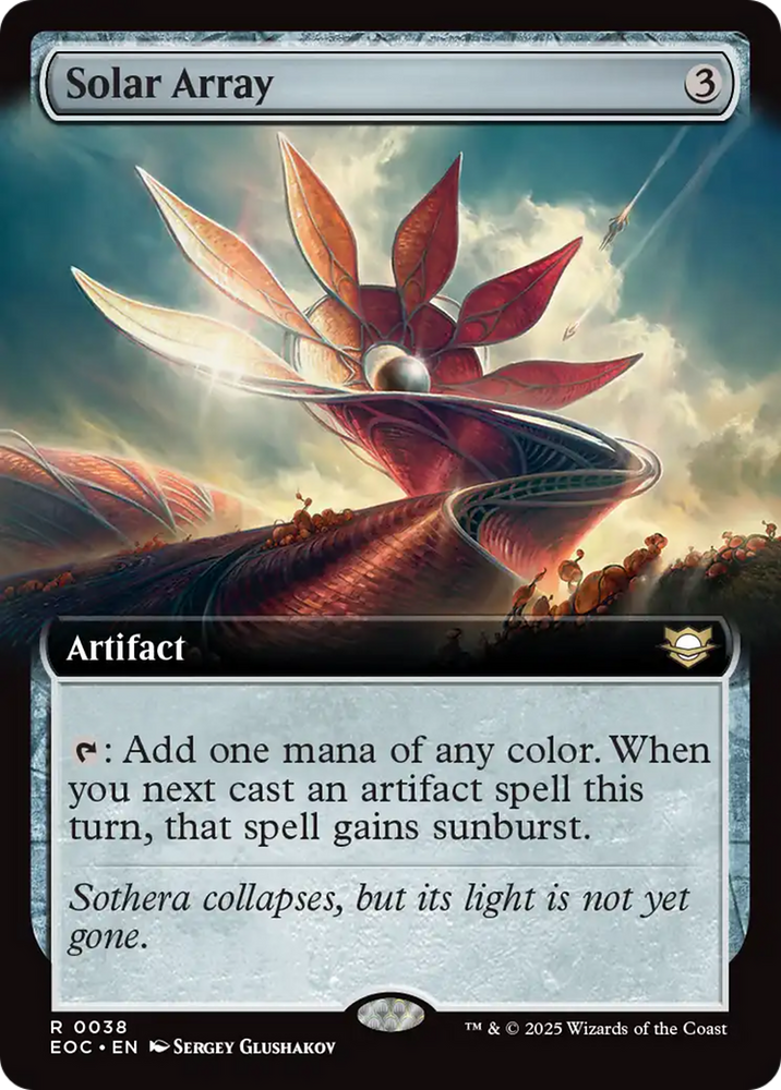 Solar Array (Extended Art) [Edge of Eternities Commander] Magic: The Gathering